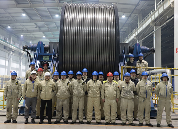 全球首盘3400米耐蚀合金TS-80CRT(18Cr) 超大管径连续油管成功下线